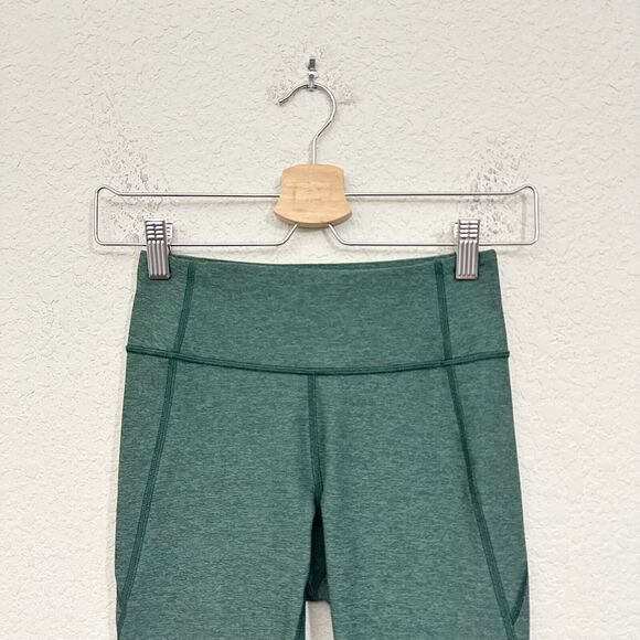 OUTDOOR VOICES Leggings Pine Green Mid Rise Yoga Gym Training - Picture 3 of 10